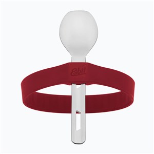 Sztućce Cutlery Set Silicone Band burgundy red L
