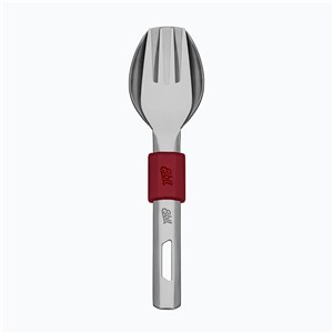 Sztućce Cutlery Set Silicone Band burgundy red L