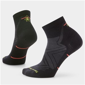 Skarpety Run Zero Cushion Ankle Socks Black