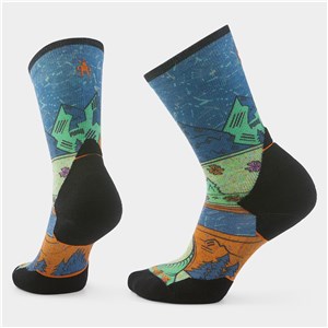 Skarpety Trail Run TC W Mountain Print CRW
