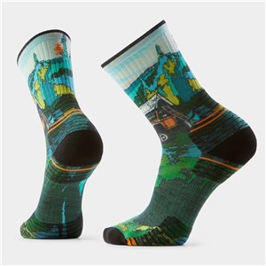 Skarpety Hike TC Trail Trekker Print Crew