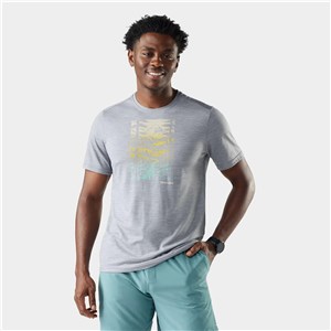 Koszulka Winding Trail Active S/S Light Grey