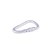 Karabinek Asymmetric ST Big Screw Steel 124X79mm