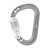 Karabinek Rocha Screw-Lock szary